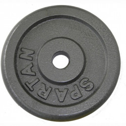 Súlytárcsa 2 x 5 kg 30 mm Fitness Spartan