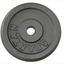 Súlytárcsa 2 x 5 kg 30 mm Fitness Spartan