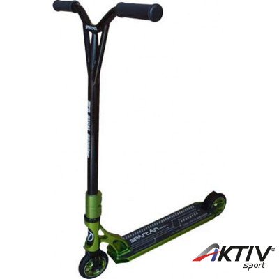 Roller Stunt Pro extrém fekete-zöld