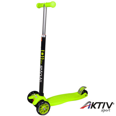 Négykerekű roller Kick gyerek zöld