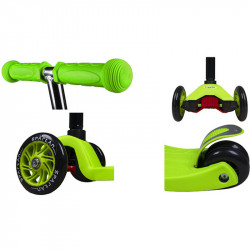 Négykerekű roller Kick gyerek zöld