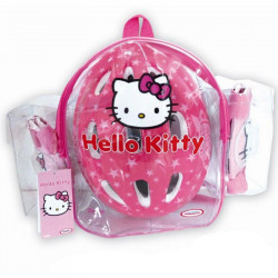 Védőfelszerelés szett Hello Kitty sisakkal Sportszer Spartan
