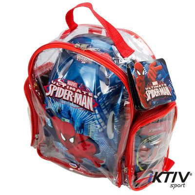 Védőfelszerelés szett Pókember sisakkal