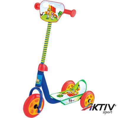 Háromkerekű roller gyerek csíkos mintás