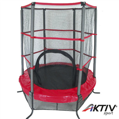 Trambulin védőhálóval 137 cm