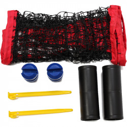 Kombinált tenisz és tollas szett hálóval