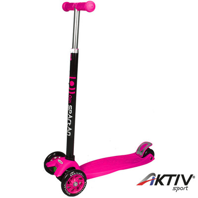 Négykerekű roller Kick gyerek rózsaszín