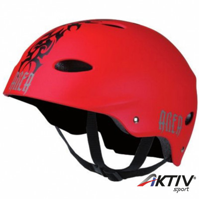 My Area Trible red gördeszkás fejvédő sisak