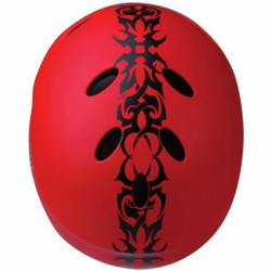 My Area Trible red gördeszkás fejvédő sisak