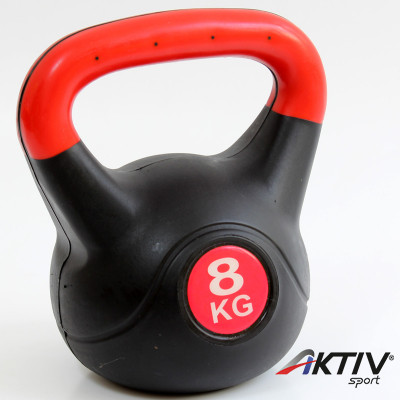 Kettlebell 8 kg műanyag