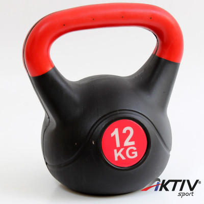 Kettlebell 12 kg műanyag