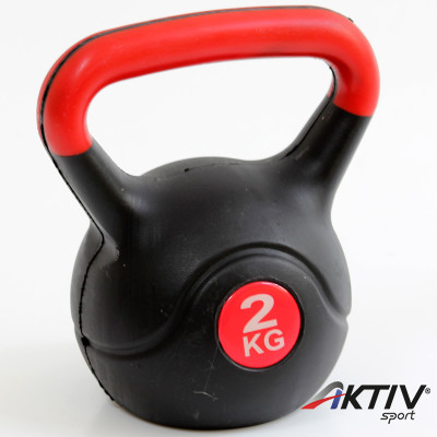 Kettlebell 2 kg műanyag