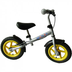 Gyermek futóbicikli ezüst Lábbal hajtható járművek Spartan