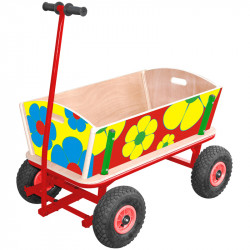 Gyerek húzható favagon Játék Spartan
