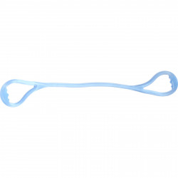 Zselés gumikötél fogantyúval kék Fitness Spartan