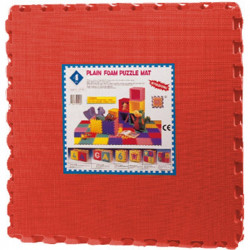 Puzzle szőnyeg 4 db-os piros Játék Spartan