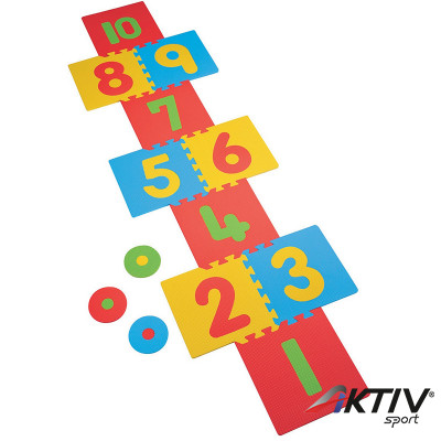 Gyerek puzzle szőnyeg ugróiskola 16 db-os