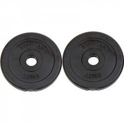 Cementes súlytárcsa 2 x 1,25 kg 30 mm Fitness Spartan