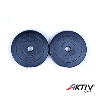 Cementes súlytárcsa 2 x 2,5 kg 30 mm