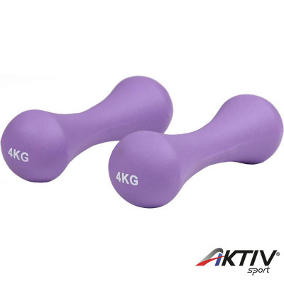 Körteformájú neoprén súlyzó 2 x 4 kg