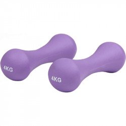 Körteformájú neoprén súlyzó 2 x 4 kg Fitness Spartan