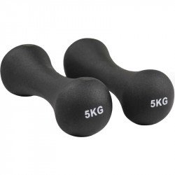 Körteformájú neoprén súlyzó 2 x 5 kg Fitness Spartan