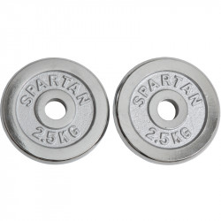 Krómsúlyok 2 x 2,5 kg Fitness Spartan