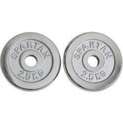 Krómsúlyok 2 x 2,5 kg Fitness Spartan
