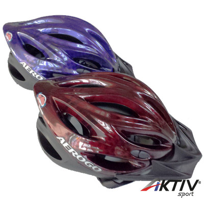Kerékpáros sisak Aerogo piros