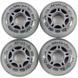 Görkorcsolya kerék 64 mm szürke Sportszer Spartan