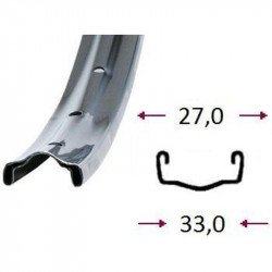 Abroncs 20 x 1,75 Acél 36H Felni Bike