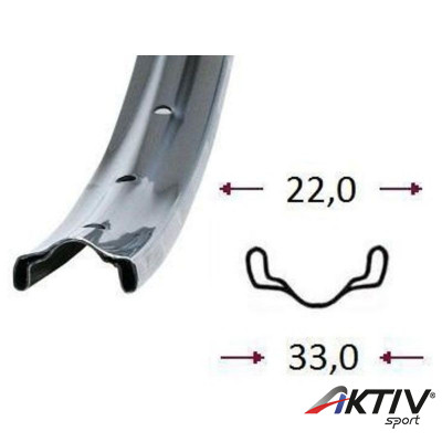 Abroncs 26 x 1,3/8 Acél 36H