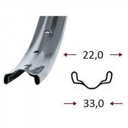 Abroncs 26 x 1,3/8 Acél 36H Felni Bike