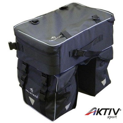 Kerékpár Túratáska Levehető Bőrönddel