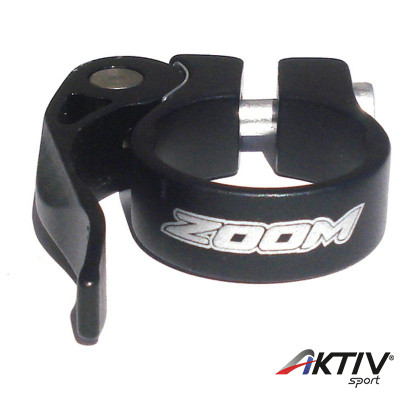 Nyeregcsőbilincs gyorszáras ZOOM 31,8 mm alumínium
