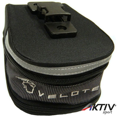 Nyeregtáska Velotech Fekete - Ezüst