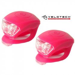 Velotech kerékpár villogó pink Kerékpár tartozékok Velotech