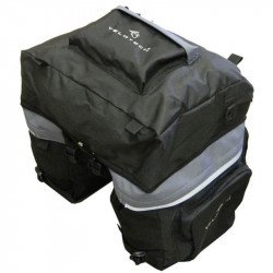 Kerékpár túratáska Velotech 3 részes szürke - fekete Sportszer Velotech