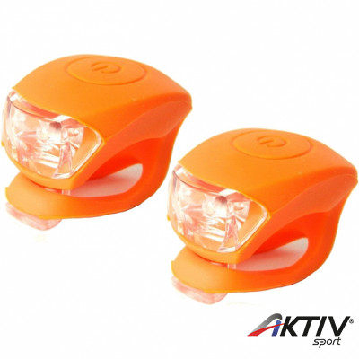 Kerékpár Villogó Velotech 2 Led Narancs