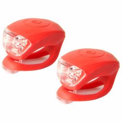 Kerékpár Villogó Velotech 2 Ledes Piros Kerékpár tartozékok Velotech