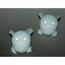 Velotech kerékpár villogó koponya fehér Sportszer Velotech