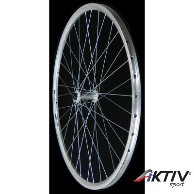 Kerékpár kerék első 700 QR ezüst duplafalú