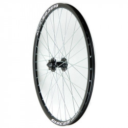 Kerékpár kerék első 700 QR disc fekete duplafalú Kerékpár tartozékok Bike