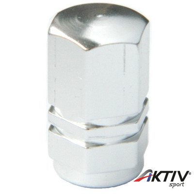 Kerékpár szelepsapka hatszögletű ezüst