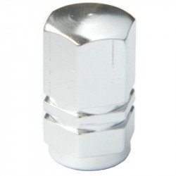 Kerékpár szelepsapka hatszögletű ezüst Kerékpár tartozékok Bike