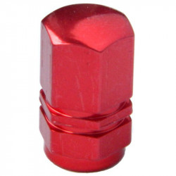 Kerékpár szelepsapka hatszögletű piros Kerékpár tartozékok Bike