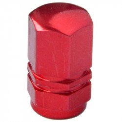 Kerékpár szelepsapka hatszögletű piros Kerékpár tartozékok Bike