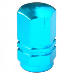 Kerékpár szelepsapka hatszögletű kék Kerékpár tartozékok Bike