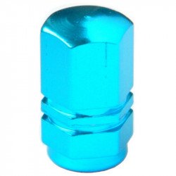 Kerékpár szelepsapka hatszögletű kék Kerékpár tartozékok Bike