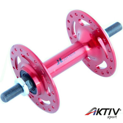 Kerékpár első agy Joytech alu 36H Fixi piros